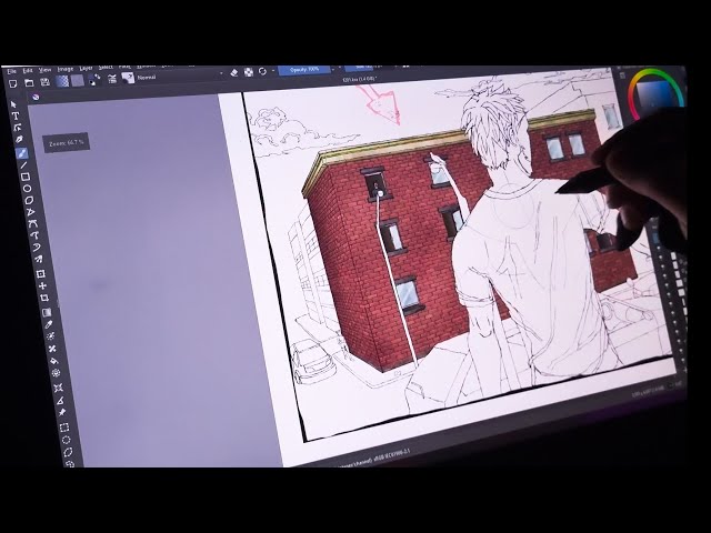 Drawing A Comic Page - Part 3: Rendering Process (Timelapse)