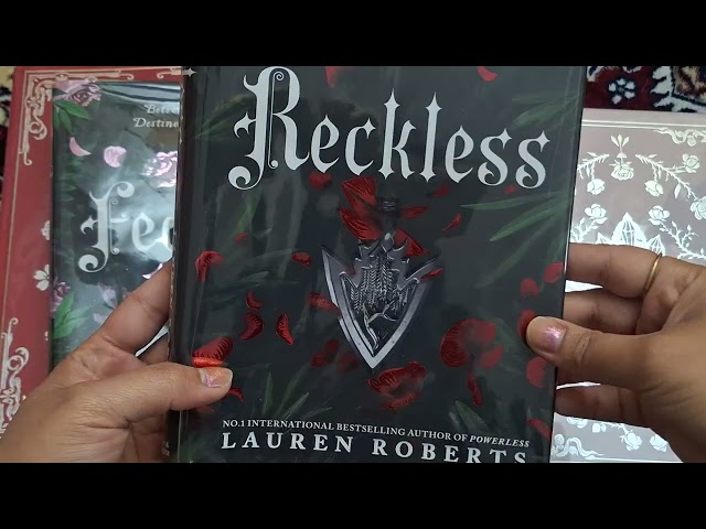 Powerless book series by Lauren Roberts - all hardcover volumes 