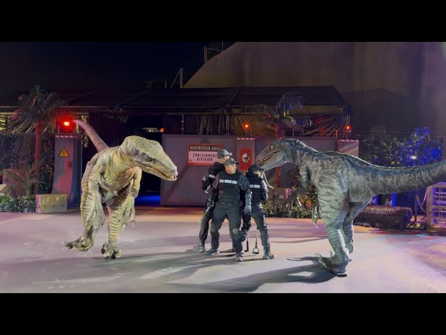 Jurassic World Raptor Escape Full Show 4k - Universal Studios Hollywood 2026 