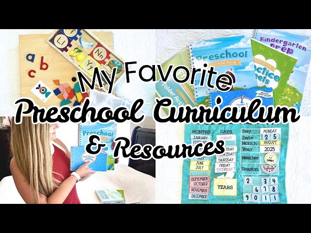 PRESCHOOL CURRICULUM CHOICES from a MOM OF 4 | PRESCHOOL RESOURCES | PRESCHOOL AT HOME | TGATB