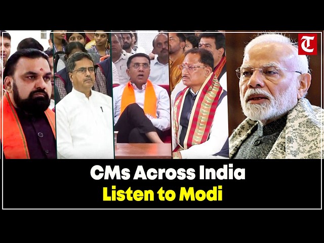 Chief Ministers Across India Listen to PM Modi’s 138th Mann Ki Baat Address