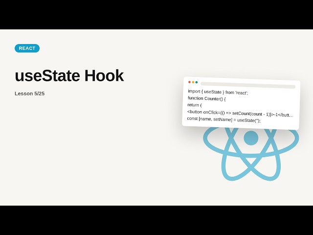 React JS + Redux - Web development basic Series: useState Hook