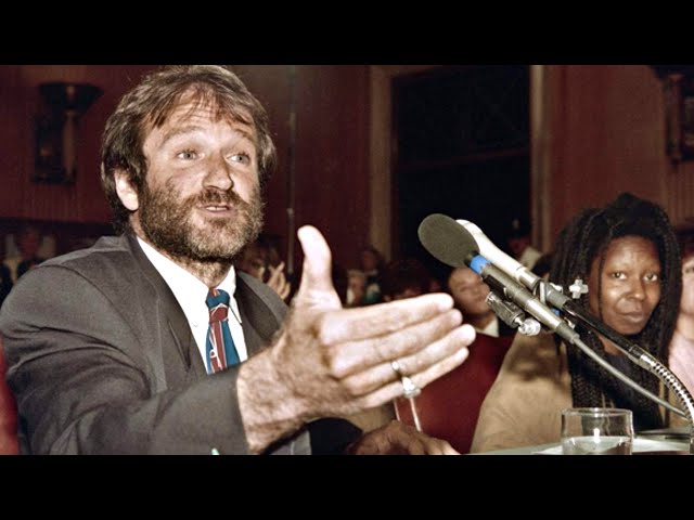 Robin Williams Speaks to Congress