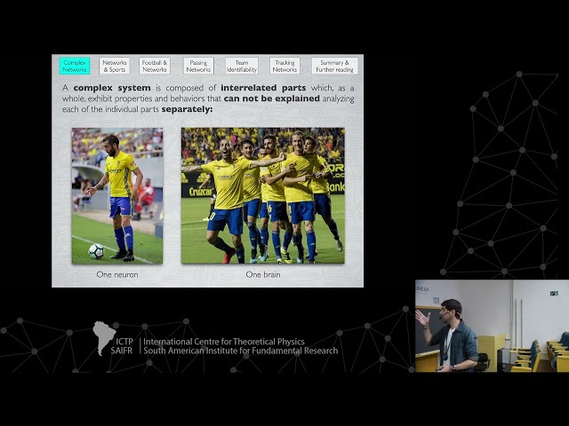 Javier M. Buldú: Complex networks & Sports