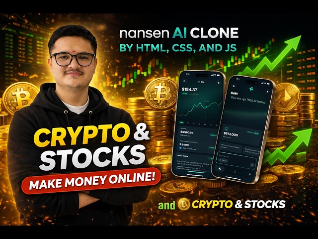 Nansen AI Website Clone | Responsive HTML CSS JS Project