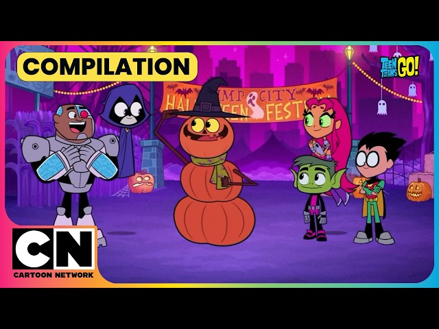 Pepo the Pumpkin man COMES TO LIFE!🎃✨| Teen Titans Go - Halloween Special | Kids Videos | @cnindia​