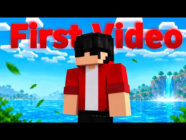 My First Minecraft Video 🎮🔥