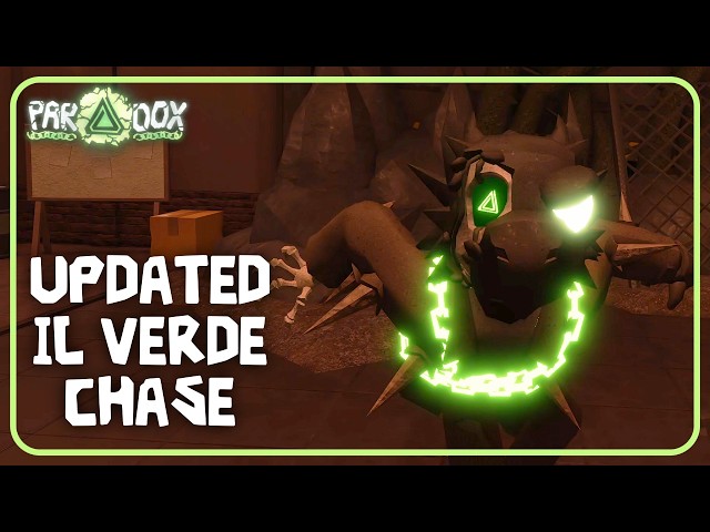 Roblox DOORS: PARADOX - Updated Il Verde Chase (ZIPLINES)