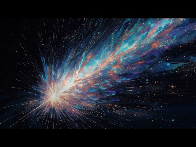 Cosmic Star Burst Galaxy Stream Seamless Loop 4K No Copyright