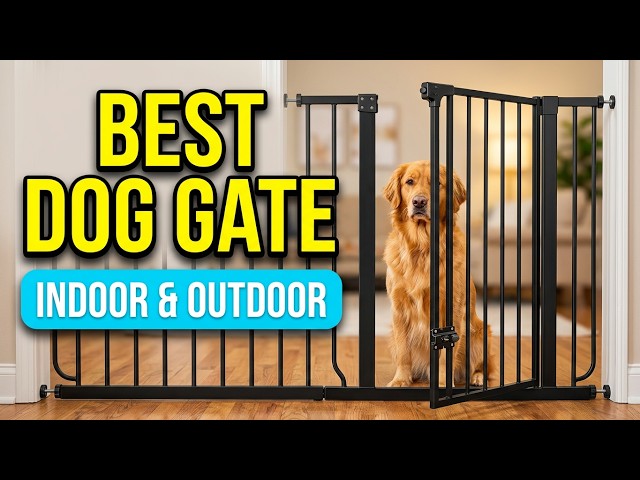 Dog Gate Indoor Outdoor with Door