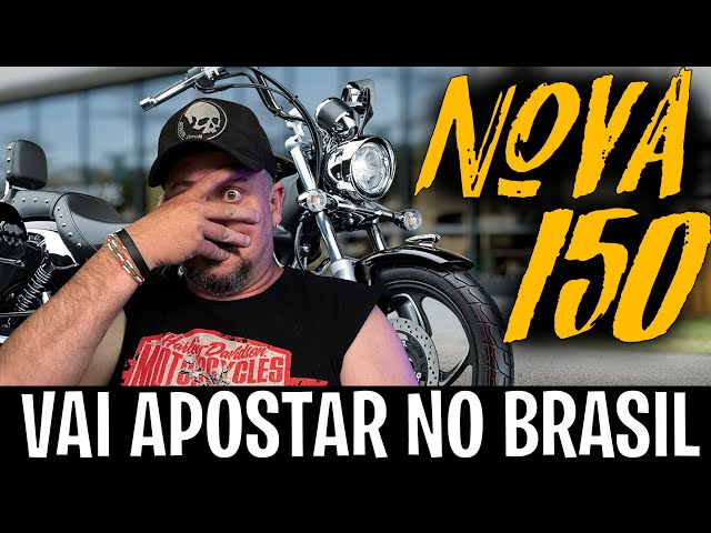 Agora senti FIRMEZA: Nova CUSTOM 150, indícios apontam para o BRASIL