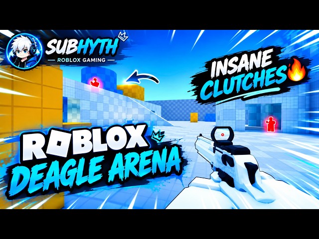 Roblox Deagle Arena 🔥 INSANE Clutches & 1vX Moments!