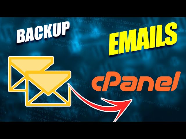 How to Backup Email accounts in Cpanel quick guide 2024