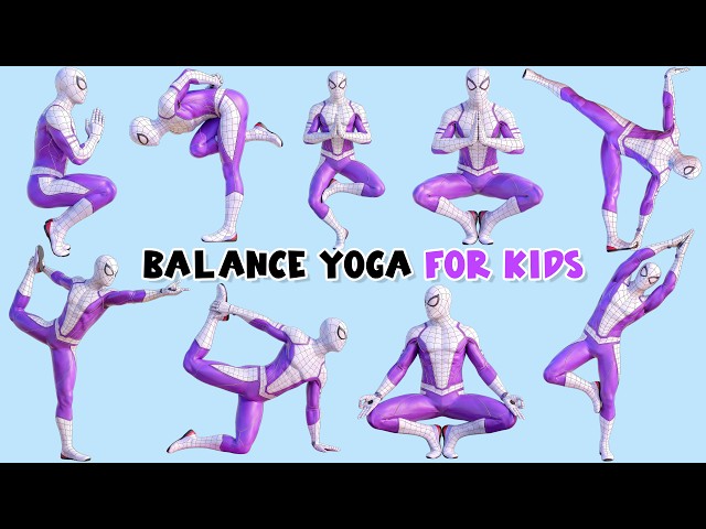 Yoga for Speed and Flexibility | Simple Yoga for Kids | Stretching and Deep Sleep