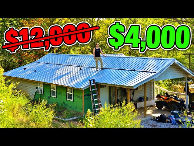 They Said $12,000 To ReRoof My House... So I Did It Myself And Saved THOUSANDS
