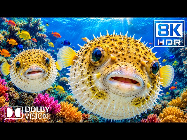 Incredible Ocean 4K Video HDR Clarity | Real 60FPS Dolby Vision OLED TEST (8K/4K Ultra HD TV)