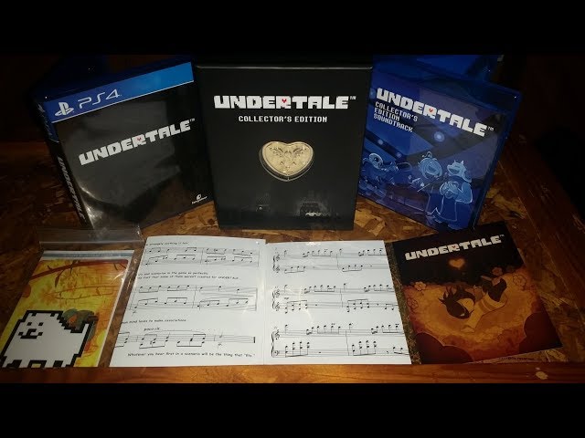 Undertale Collector's Edition - Unboxing & PS4 Dynamic Theme!