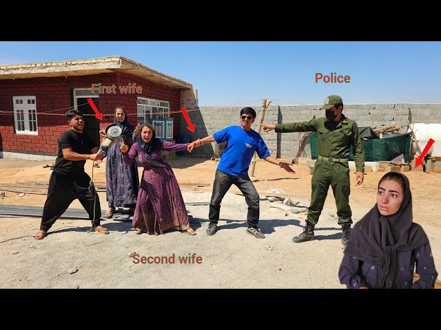 Police and operator intervention: Husband's reaction to a fake contract involving his second wife.