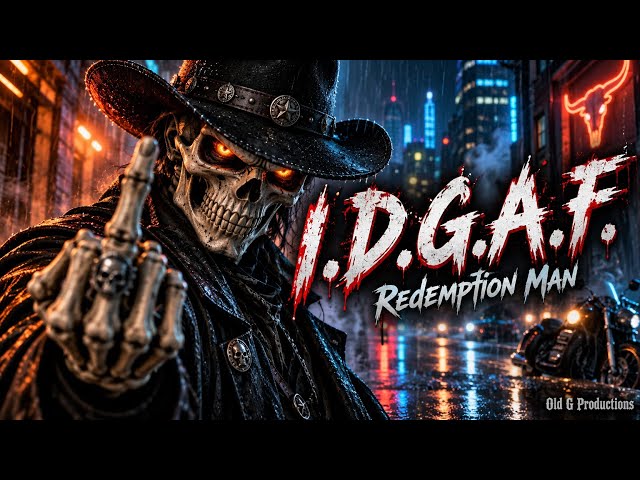 I.D.G.A.F. – Redemption Man | Outlaw Country Rock Anthem Music Video