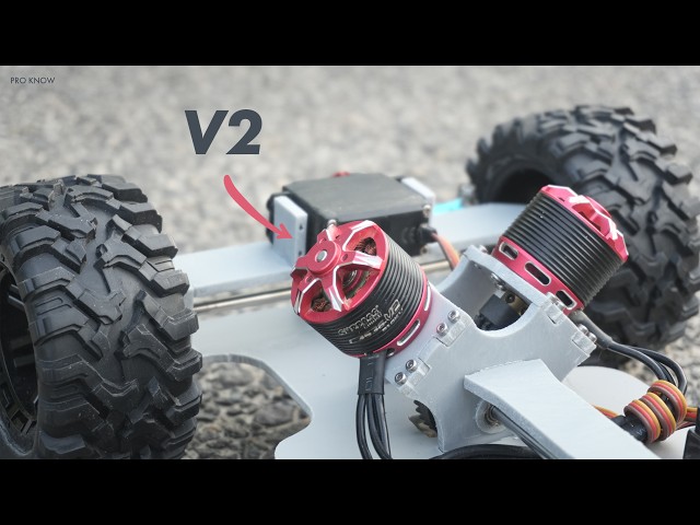 I Built a 4WD RC Car Inspired by a V2 Engine Using PVC Pipes