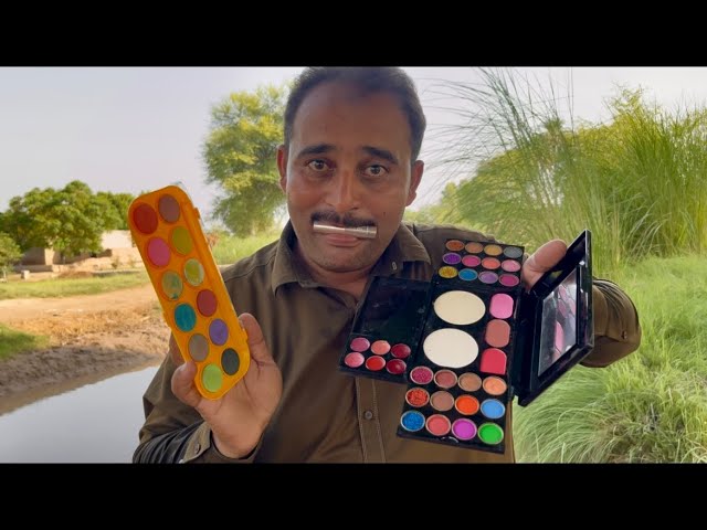 ASMR A fake and A real make up💋💄💋💄
