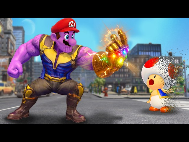 Playing as THANOS in Super Mario! (Mario Odyssey Mods!)