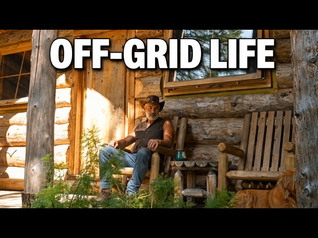 A Day in the Life of a Woodsman | Building and Cooking at my Off Grid Cabin