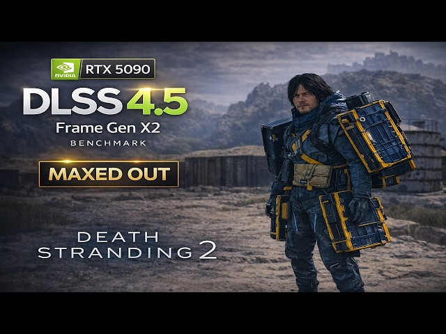 DLSS 4.5 FG X2  Benchmark  – RTX 5090 | Death Stranding 2 (4K Ultra)