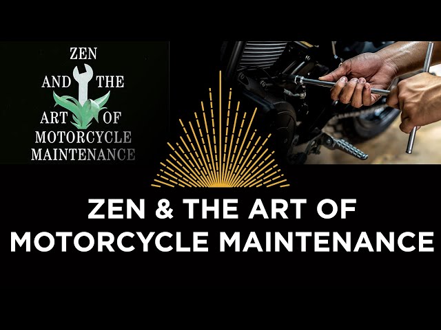 Zen & the Art of Motorcycle Maintenance, Book Club with Jonathan Rowson