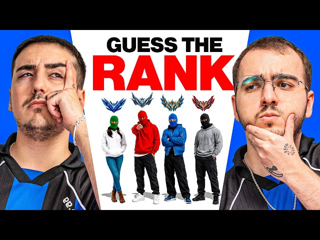 YOUTUBERS vs PRO PLAYERS | WHO CAN GUESS YOUR RANK? ft. Flakked, Jackies, Th3Antonio and Maxlore
