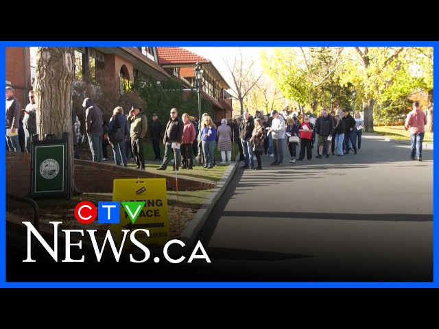 Day 1 of advance voting for Alberta referendum far from fast