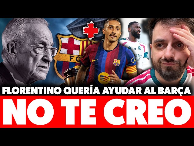 💀RIDÍCULO lo de FLORENTINO AHORA CONTRA el BARÇA ¡NO CUELA NADA! · DRAMA de CENTRALES · RAPHINHA✅