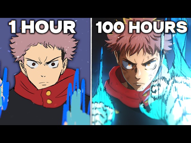 I Animated Jujutsu Kaisen in 1 Vs 100 Hours