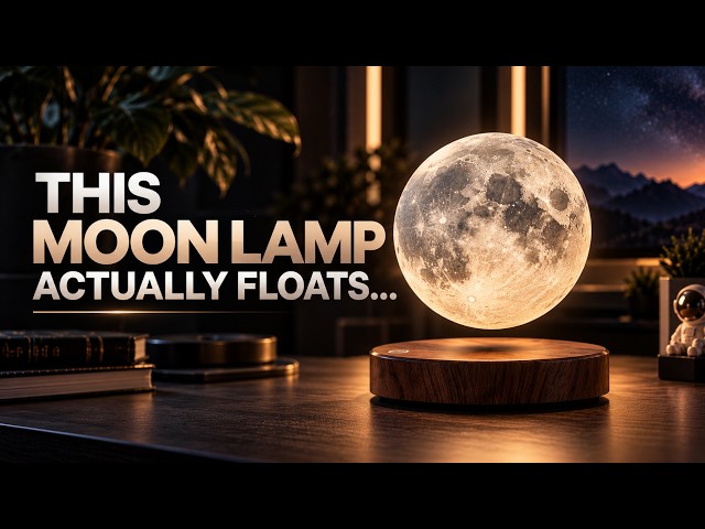 This Levitating Moon Lamp Is Seriously Out of This World