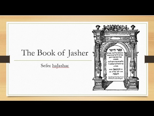 The Book of Jasher: An overview on comparing a few passages to passages in the Book of Mormon.