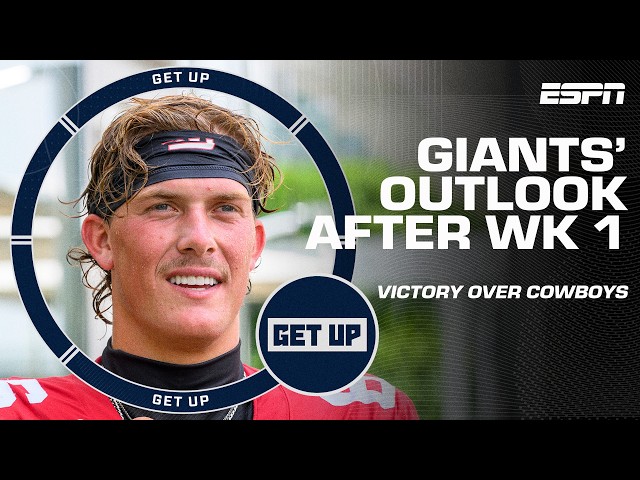 Did Jaxson Dart & the Giants' 'DREAM START' change season expectations?! 🤔 | Get Up