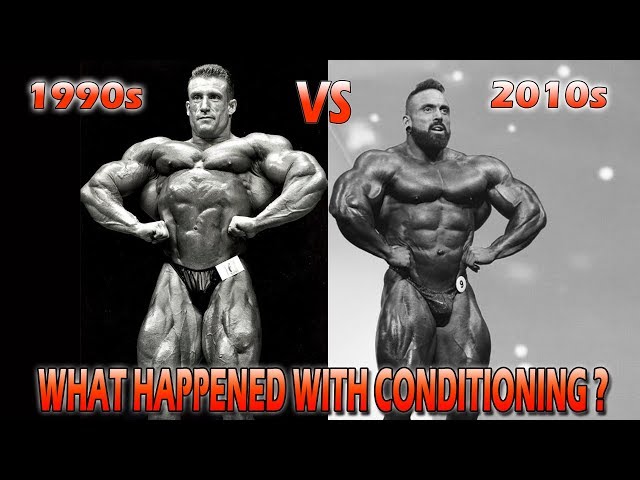 Conditioning in bodybuilding is GONE?