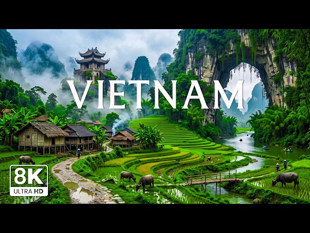 VIETNAM 8K 🇻🇳 | A Magical Land of Timeless Beauty – Ha Long Bay, Sapa & Hoi An
