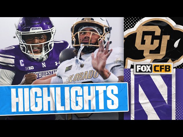 Colorado Buffaloes vs Northwestern Wildcats Highlights 🏈 FOX College Football