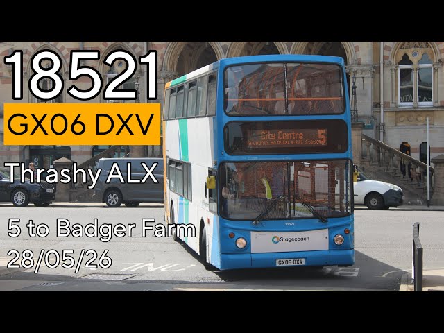 Stagecoach South 18521 (GX06 DXV) on the 5 28/05/26