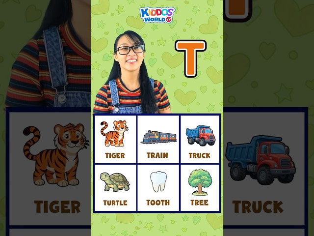 Let's Learn Letter T Words! | Fun Letter T Vocabulary for Kids with Miss V
