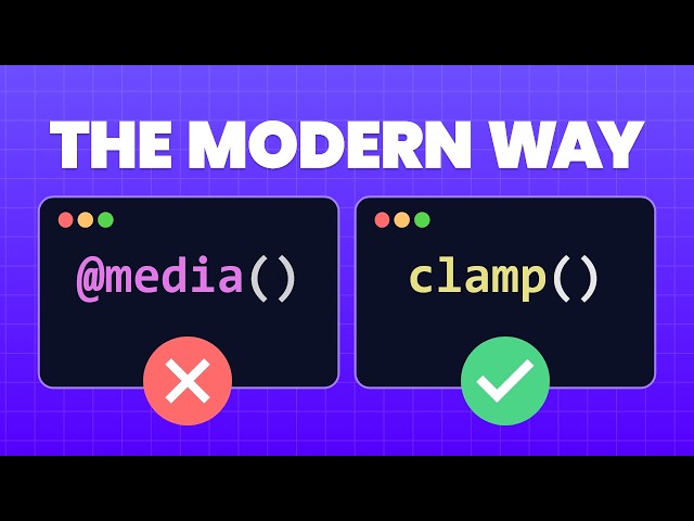 Stop using so many Media Queries - Use clamp() instead!