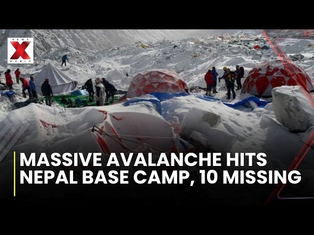 Nepal Avalanche: 10 Missing After Massive Himlung Himal Base Camp Disaster | NewsX World