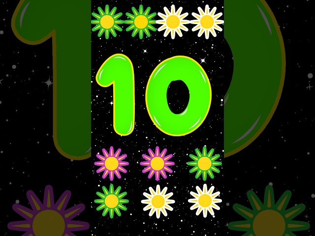 Count 1 to 10 for Toddlers: Learn Numbers One to Ten! 🔢🎶 #shorts