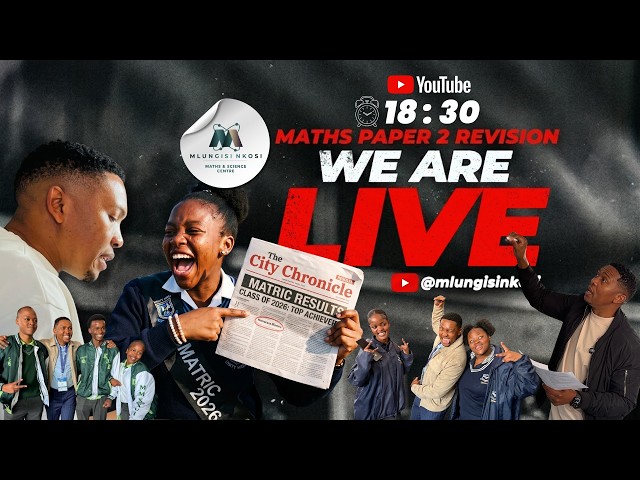 Maths Paper 2 Matric Final Revision Live | Mlungisi Nkosi