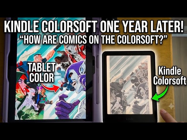 Reading comics on Kindle Colorsoft: One Year Later! 