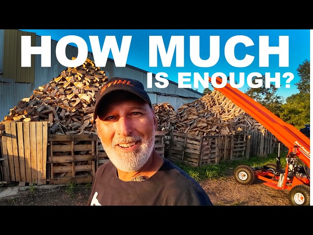 HOW MUCH WOOD DO I NEED SPLIT? MORE..IS THE RIGHT AMOUNT!