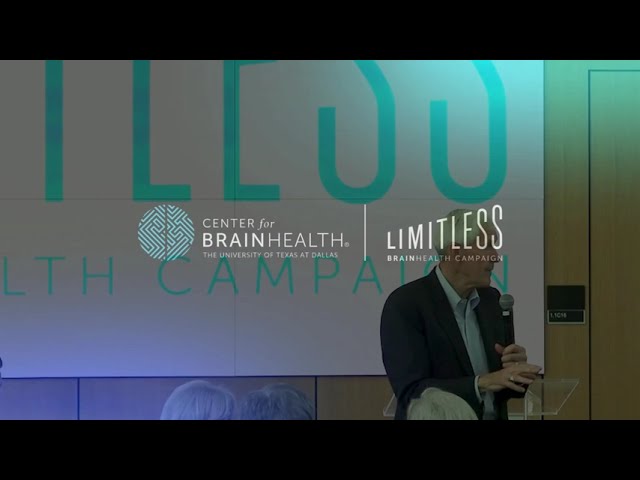 Limitless BrainHealth Campaign Launch—Speech by Tom Leppert