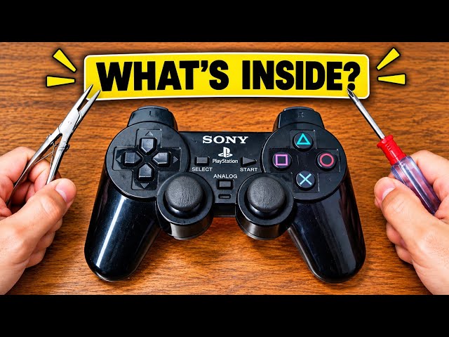  I Opened a 15-Year-Old PS2 Controller What's Inside? |DualShock 2 Teardown|