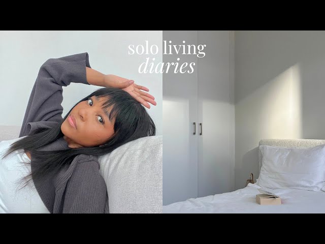 solo living diaries | a week in my life as creator + what I eat + creative hobbies + haul 